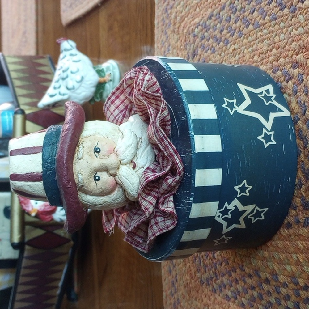 Patriotic Uncle Sam Box